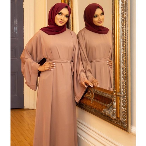 Muslim Women Modest Long Dress Abaya Dubai Kaftan Islamic Abayas Robe Party Gown - Picture 14 of 29