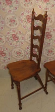 Tell City Chair Co Hard Rock Maple Tall Ladderback Dining Room Andover 8036
