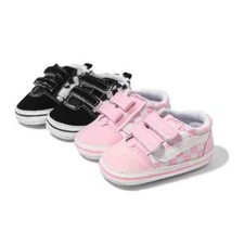 Baby Shoes Plaid Crib Infant Boy Size Soft Sole Girl Toddler 0-18 Months Casual