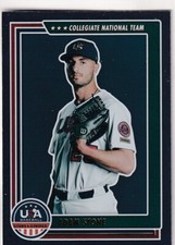 2022 USA BASEBALL SILVER HOLO RC ADAM STONE STARS STRIPES ROOKIE #-741