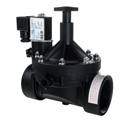 FSA Magnetventil Kunststoff PA6 2'' 24V DC 0,1-8 bar NBR stromlos geschlossen