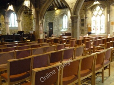 Photo 6x4 Saint Mary, Brighstone: nave  c2011