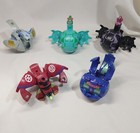 BAKUGAN Battle Brawlers Lot B2 x5 Large 4" Deka Duel Pyras Nemus Planet Dragon