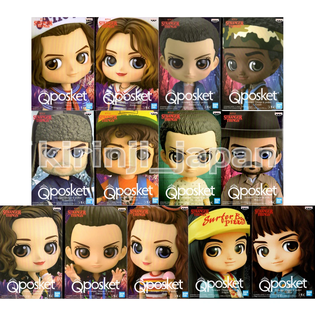 Q Posket Stranger Things Figure Set of 13 Qposket Banpresto New