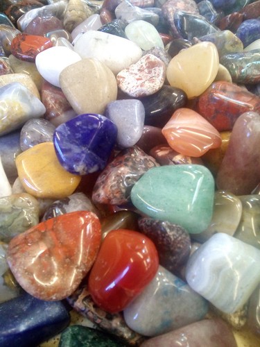 Tumbled stones 20 different Large (20-30mm) polished crystal gemstone