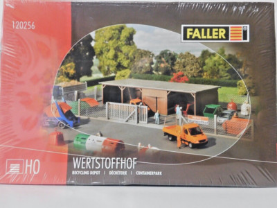 Faller HO 120256 Recycling Depot Building Kit In Factory Sealed Box