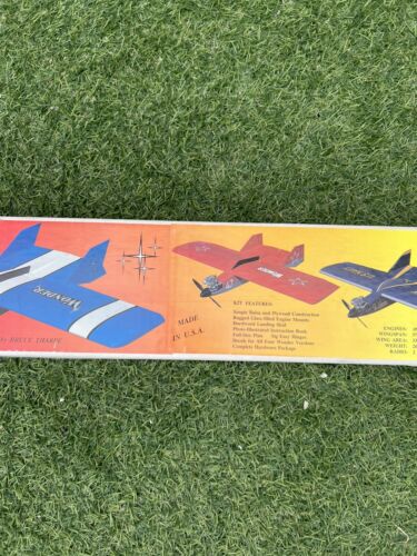VTG RC Balsa Wood Airplane Kit Sig Wonder RC66 Bruce Tharpe Design Plans - Picture 3 of 8