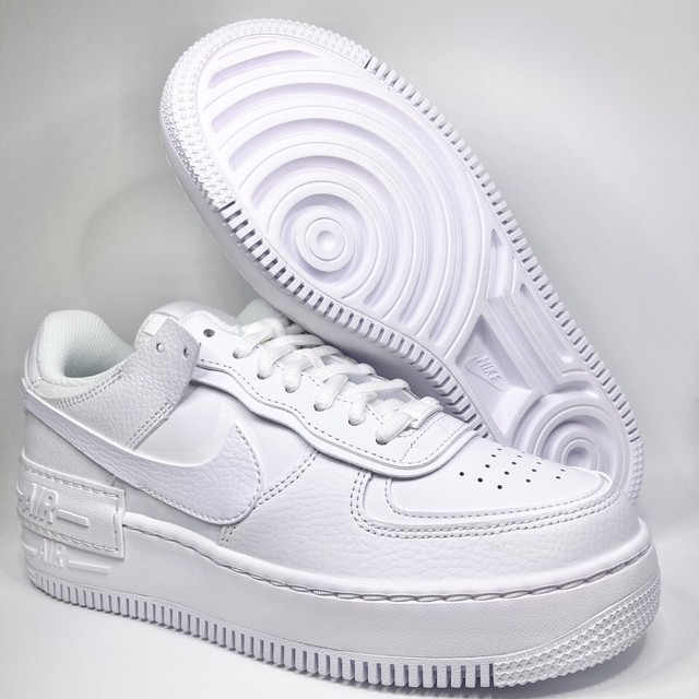 Size 8.5 - Nike Air Force 1 Shadow Triple White 2019 for sale online | eBay