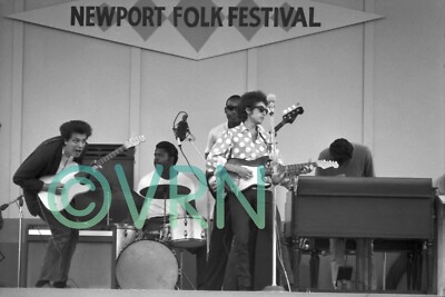 Bob Dylan Mike Bloomfield Al Kooper NFF '65 - True Archival Photo (8.5x11) WOAH