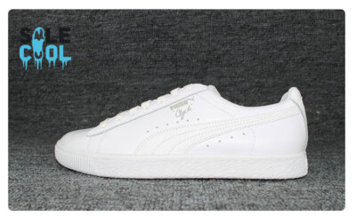 Puma Clyde Core L Foil JR White Shoes 364661-07
