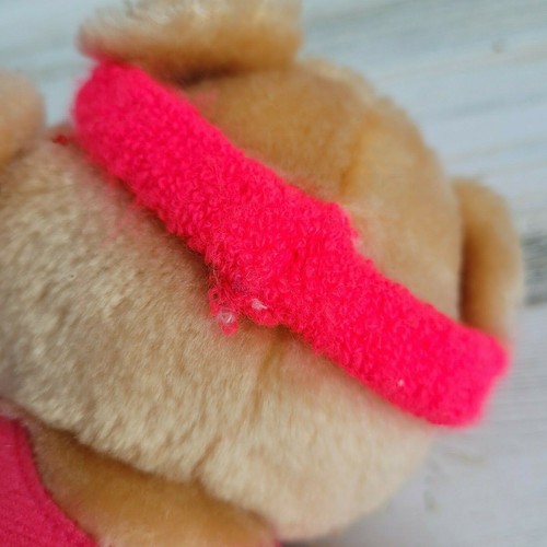 Risque Vintage Russ Busty Teddybär Passform fabelhaft frech rosa Trikot einzigartig Plüschtier - Bild 6 von 8