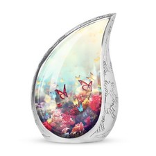 Small Butterfly Urn - Keepsake Urn For Human Ashes - Cremation Keepsake Urn