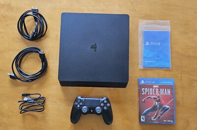 Sony Playstation 4 Slim 500gb Console and Marvel's Spider-Man Included