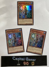 Yugioh Playset: 3x THSF-DE043 Gishki Noellia -1. Auflage Super Rare