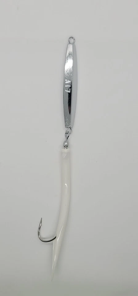 3 novos gabaritos de diamante Ava 1,2,3 oz tubo dividido caudas bluefish striper jigging fundição - Imagem 4 de 4