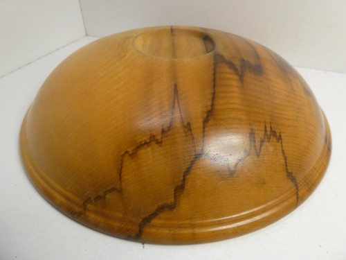 CUENCO DE SASAFRÁS DE MADERA TORNEADA HECHO ARTESANALMENTE KEN IREDALE - Imagen 8 de 8
