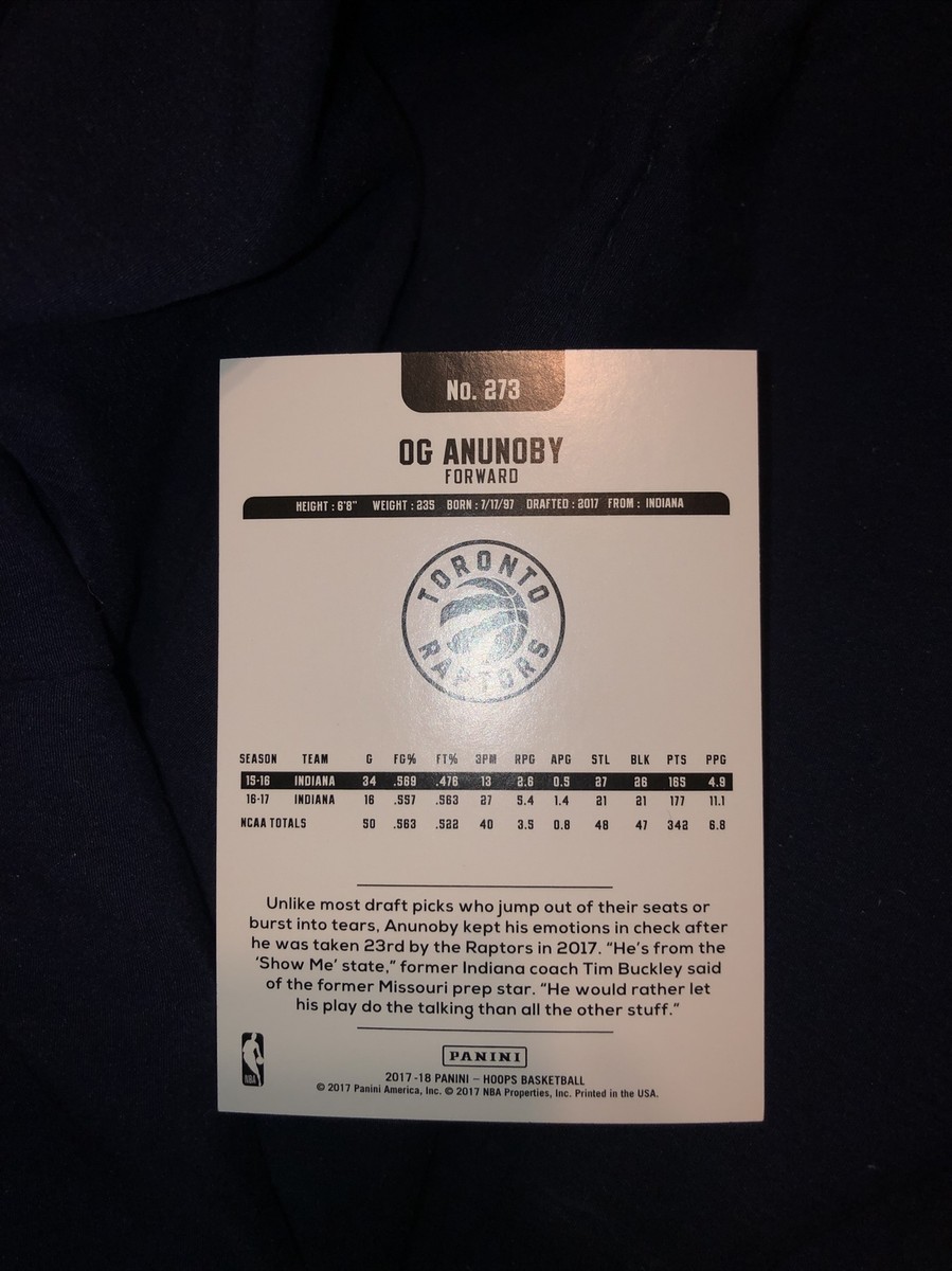 PANINI NBAカード PRIZM OG ANUNOBY TORONTO RAPTORS 082/199 #38 送料無料 中古 IT1 🏀 NBA 2022-23 PANINI PRIZM BASKETBALL HOBBY【製品情報