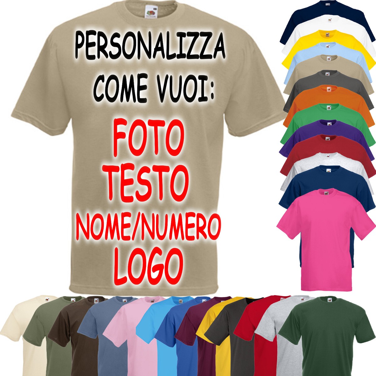 T-shirt Donna Personalizzata Con Foto, Testo O Immagini – Stampa HD 100% Cotone