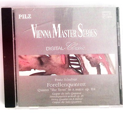 FRANZ SCHUBERT FORELLENQUINTETT QUINTET ''THE TROUT'' VIENNA MASTER SERIES CD 4911
