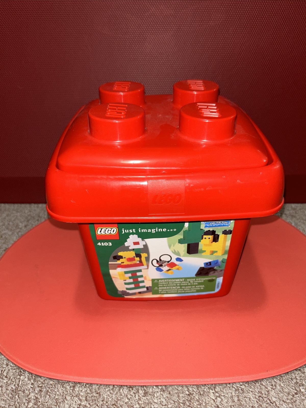 LEGO CLASSIC Classic Bucket (4103) Empty Lego Container, No Legos eBay