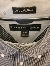 tommy hilfiger dress shirt mens Short Sleeves XL