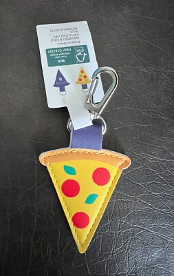 Aldi Quarter Keeper Pizza Coin Holder Clip Keychain 2025 *NWT*