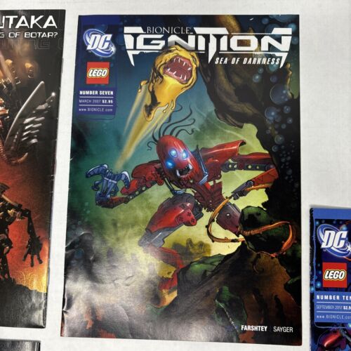 Lego Bionicle Ignition 6 item Lot 0, 1, 3, 7, 10, 11 Magazine DC Comic 2006-2007 - Picture 7 of 13