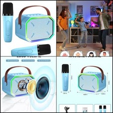 M quina de karaoke altavoz Bluetooth con 2 micr fon para ni os y ni as y adultos