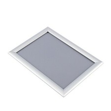 A4 Silver Mitred Corner Snap frame Retail Poster Display Frame Menus Display New