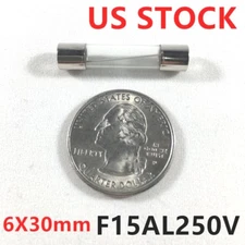 5pcs/lot 6X30mm F15AL250V Fuses 15A 250V  Fast Blow Fuse Acting Quick Blow