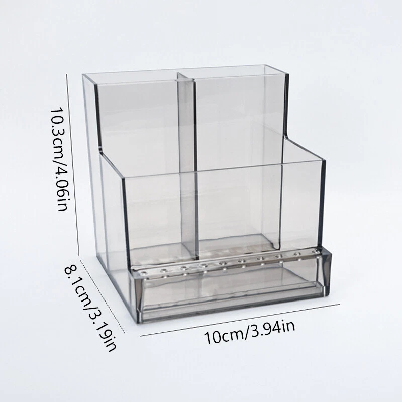 Caja organizadora de lijadora de uñas máquina de molienda almacenamiento manicura accesorio contenedor Foto 4 de 4