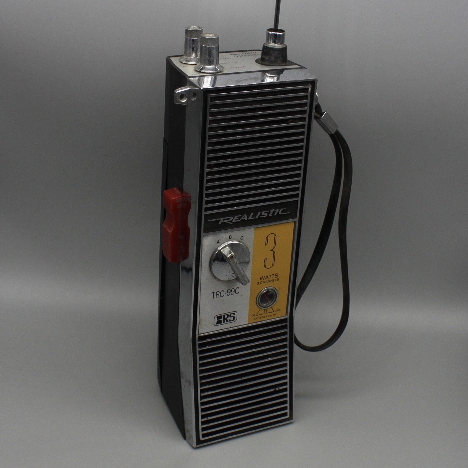 Vintage Realistic Handheld CB Transceiver Radio Shack Citizen Band (TRC