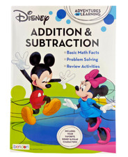Disney Addition  Subtraction Adventures in Learning Mickey Cover Activity Book