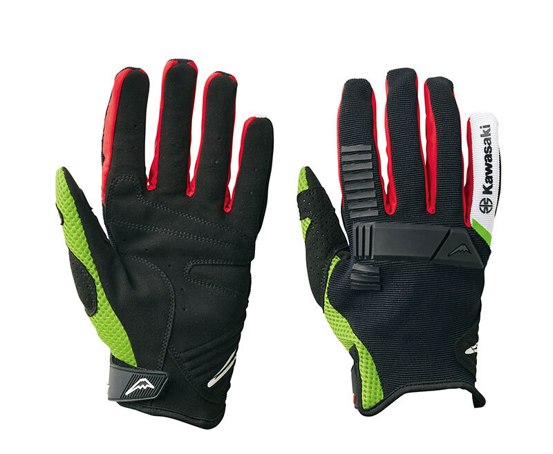 Kawasaki Genuine/2023 Spring/Summer Move Off-Road Gloves (Black Kawasaki Genuine/2023 Spring/Summer Move Off-Road Gloves (Black