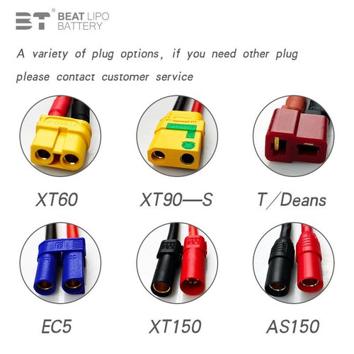 BTLIPO 65C 6200mAh 22.2V 6S Lipo Battery XT60 Plug For RC Car Truck Boat Quad - Picture 5 of 5