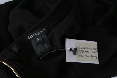Mini Robe Noire Et Blanche Sans Bretelles JAY GODFREY - Taille 6 (US), Neuve Avec Étiquette