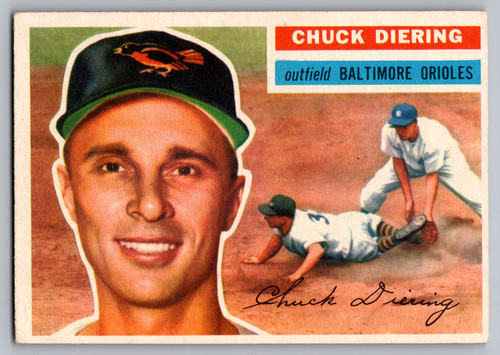 1956 Chuck Diering [Gray Back] #19