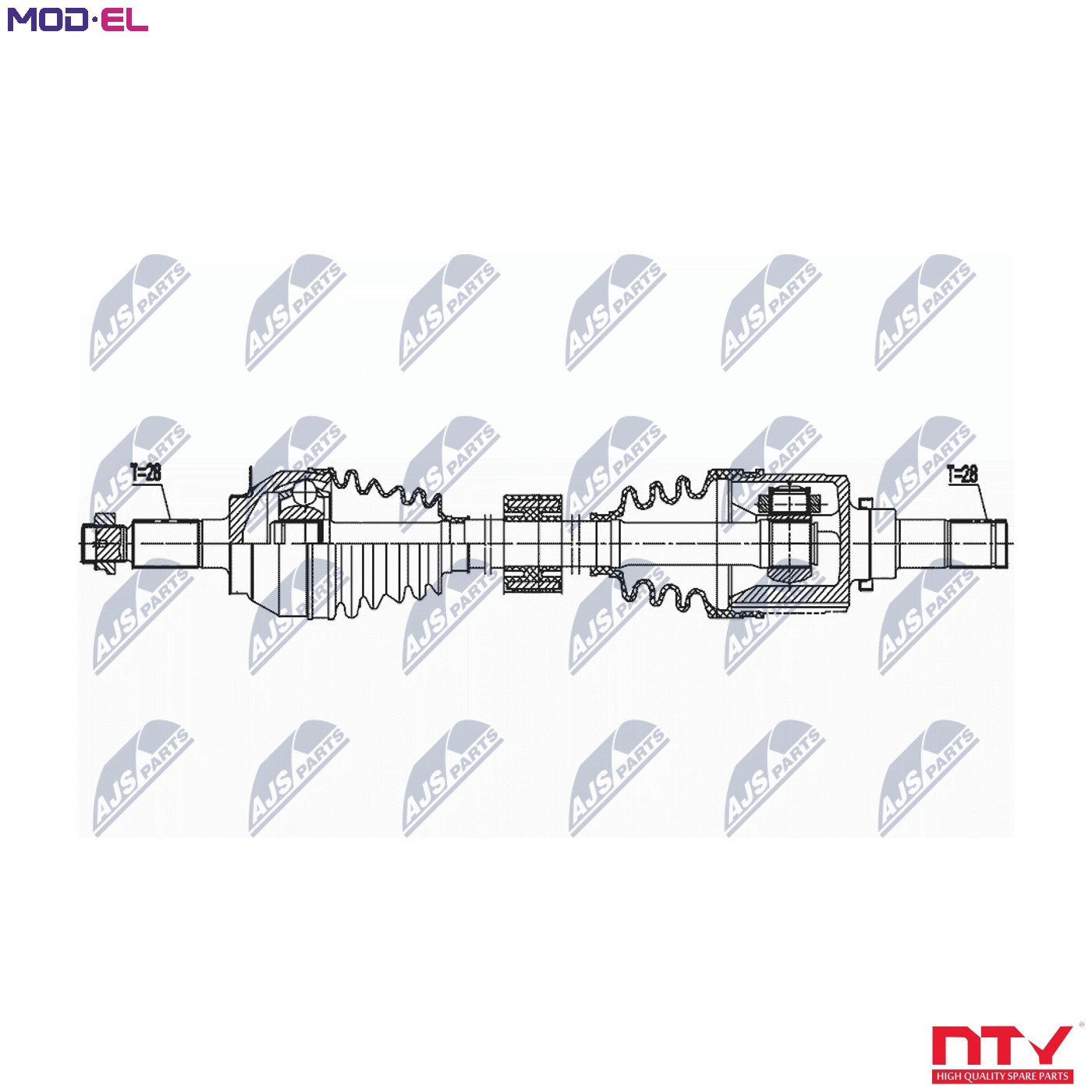 Nty Driveshaft Left For Suzuki Sx4 S-Cross 13-, Vitara 15 - Image 10
