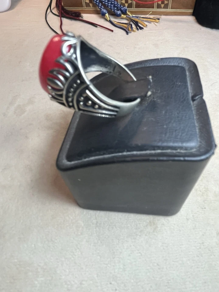 Anillo Yemení Ageeq Plata de Ley 925 Foto 4 de 4