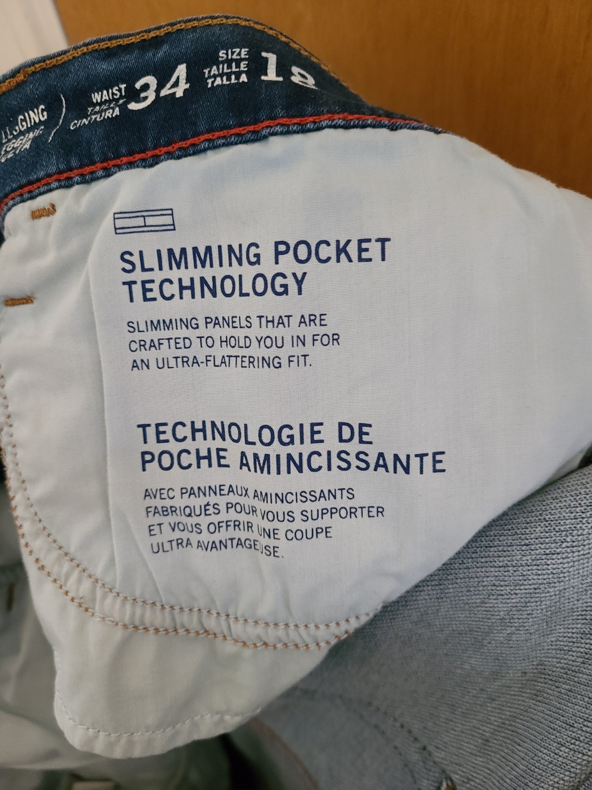 Tommy Hilfiger Jeans Women's Size 18 Jeggings Stretch Distressed Denim Leggings image 7