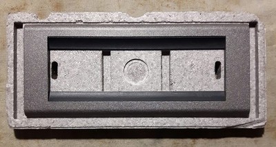 NEW ORIGINAL 6 SEATER PLATE 4716GF GRAPHITE BTICINO LIVING CLASSIC 4716GR