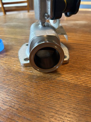 Tri-clover (2-1/2'') Stainless Steel Manually Operated Diaphragm Valve 