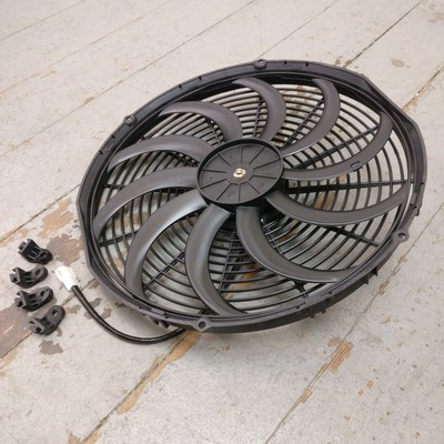 1984 Chevrolet B60 16 Inch Super Duty Radiator Fan cooling skinny fast 120w
