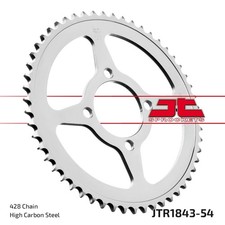 JT Rear Sprocket 54 Tooth 428 Pitch JTR1843.54 For Yamaha TT-R 125 E 5HPK 2003