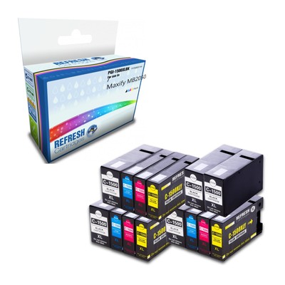 Refresh Patronen Super Pack 14xPGI-1500XLBK Tinte kompatibel mit Canon Druckern