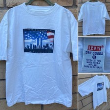 Vintage Always Standing Tall In Our Hearts T Shirt Levis Dry Goods USA Made L