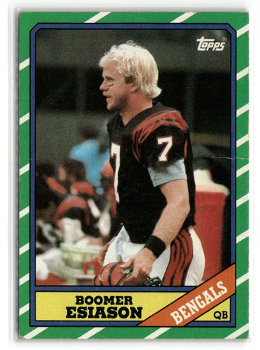 Boomer Esiason #255 1986 Topps card