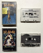 2x Def Leppard Cassette Tape Lot High N Dry  Hysteria 