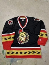 VTG 90s 00s NHL OTTAWA SENATORS KOHO HOCKEY JERSEY SIZE M MADE IN CANADA