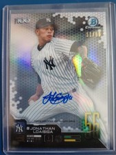 JONATHON LOAISIGA 2019 Bowman Chrome Scouts' Top 100  Autographs 11/50. SP